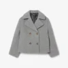 Γυναικείο κοντό oversized παλτό από μείγμα μαλλιού The Blend Γυναικείο κοντό oversized παλτό από μείγμα μαλλιού The Blend