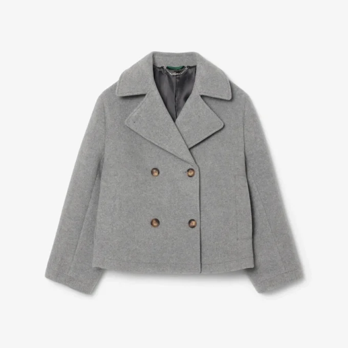 Γυναικείο κοντό oversized παλτό από μείγμα μαλλιού The Blend Γυναικείο κοντό oversized παλτό από μείγμα μαλλιού The Blend