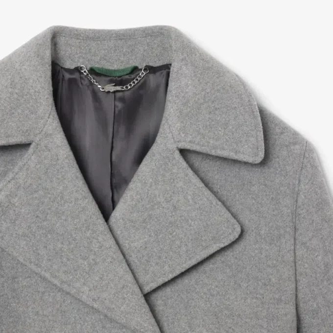 Γυναικείο κοντό oversized παλτό από μείγμα μαλλιού The Blend Γυναικείο κοντό oversized παλτό από μείγμα μαλλιού The Blend