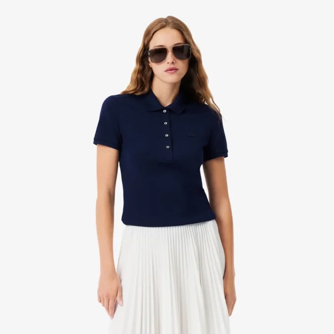 Γυναικείο L.12.D Slim Fit Stretch Mini Piqua Polo Γυναικείο L.12.D Slim Fit Stretch Mini Piqua Polo