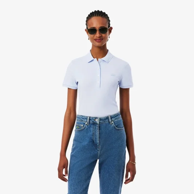 Γυναικείο L.12.D Slim Fit Stretch Mini Piqua Polo Γυναικείο L.12.D Slim Fit Stretch Mini Piqua Polo