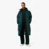 Γυναικείο μακρύ μπουφάν με πούπουλα σε oversized γραμμή