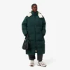 Γυναικείο μακρύ μπουφάν με πούπουλα σε oversized γραμμή