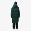 Γυναικείο μακρύ μπουφάν με πούπουλα σε oversized γραμμή