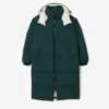 Γυναικείο μακρύ μπουφάν με πούπουλα σε oversized γραμμή