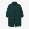 Γυναικείο μακρύ μπουφάν με πούπουλα σε oversized γραμμή