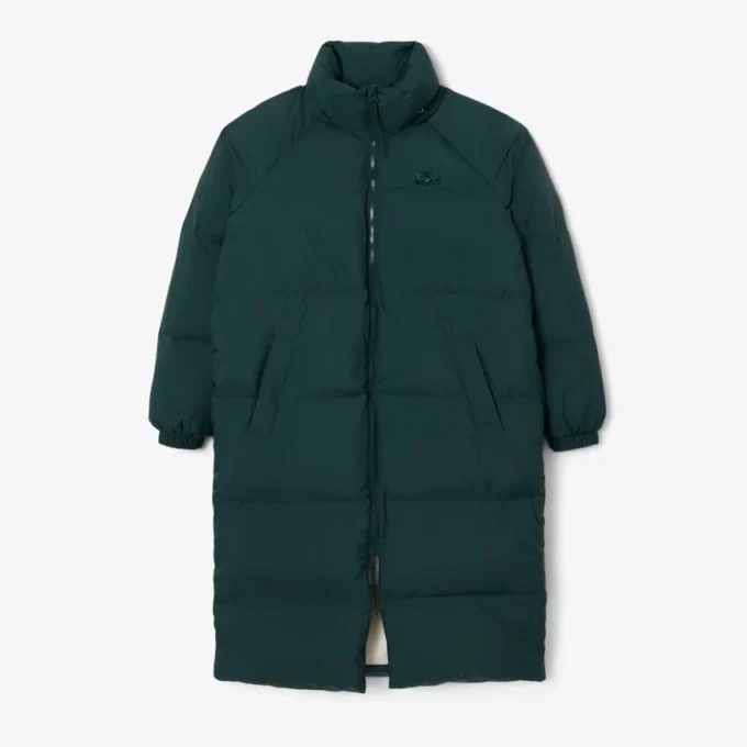 Γυναικείο μακρύ μπουφάν με πούπουλα σε oversized γραμμή