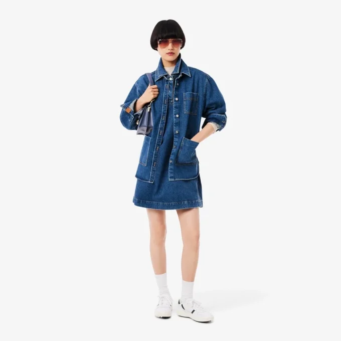 Γυναικείο Oversized Denim Overshirt Γυναικείο Oversized Denim Overshirt