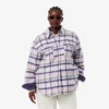 Γυναικείο Oversized καπιτονέ πουκάμισο από μαλλί Γυναικείο Oversized καπιτονέ πουκάμισο από μαλλί