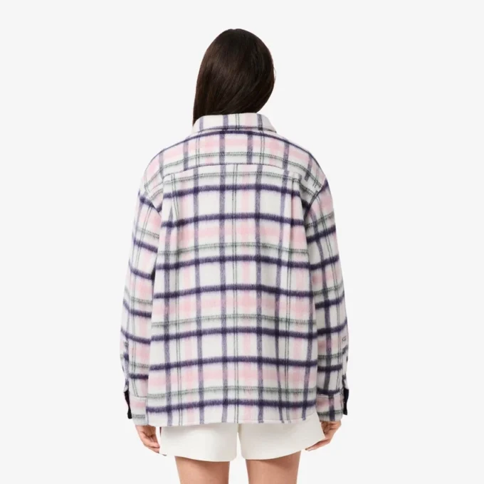 Γυναικείο Oversized καπιτονέ πουκάμισο από μαλλί Γυναικείο Oversized καπιτονέ πουκάμισο από μαλλί