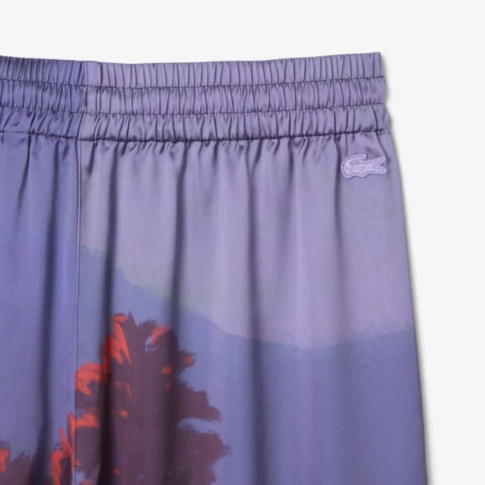 Γυναικείο παντελόνι oversized με τοπίο Γυναικείο παντελόνι oversized με τοπίο