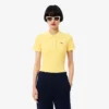 Γυναικείο πόλο L.12.D Slim Fit από βαμβάκι με ραβδώσεις Γυναικείο πόλο L.12.D Slim Fit από βαμβάκι με ραβδώσεις