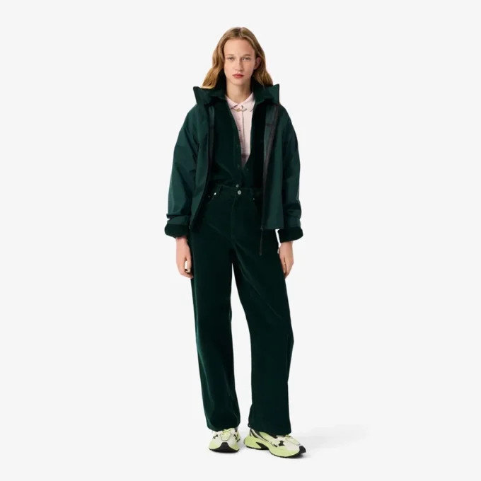 Γυναικείο πόλο L.12.D Slim Fit από βαμβάκι με ραβδώσεις Γυναικείο πόλο L.12.D Slim Fit από βαμβάκι με ραβδώσεις