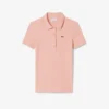 Γυναικείο πόλο L.12.D Slim Fit από βαμβάκι με ραβδώσεις Γυναικείο πόλο L.12.D Slim Fit από βαμβάκι με ραβδώσεις