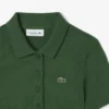 Γυναικείο πόλο L.12.D Slim Fit από βαμβάκι με ραβδώσεις Γυναικείο πόλο L.12.D Slim Fit από βαμβάκι με ραβδώσεις