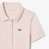 Γυναικείο πόλο L.12.D Slim Fit από βαμβάκι με ραβδώσεις Γυναικείο πόλο L.12.D Slim Fit από βαμβάκι με ραβδώσεις