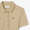 Γυναικείο πόλο L.12.D Slim Fit από βαμβάκι με ραβδώσεις Γυναικείο πόλο L.12.D Slim Fit από βαμβάκι με ραβδώσεις