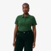Γυναικείο πόλο L.12.D Slim Fit από βαμβάκι με ραβδώσεις Γυναικείο πόλο L.12.D Slim Fit από βαμβάκι με ραβδώσεις