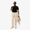 Γυναικείο πόλο L.12.D Slim Fit από βαμβάκι με ραβδώσεις Γυναικείο πόλο L.12.D Slim Fit από βαμβάκι με ραβδώσεις