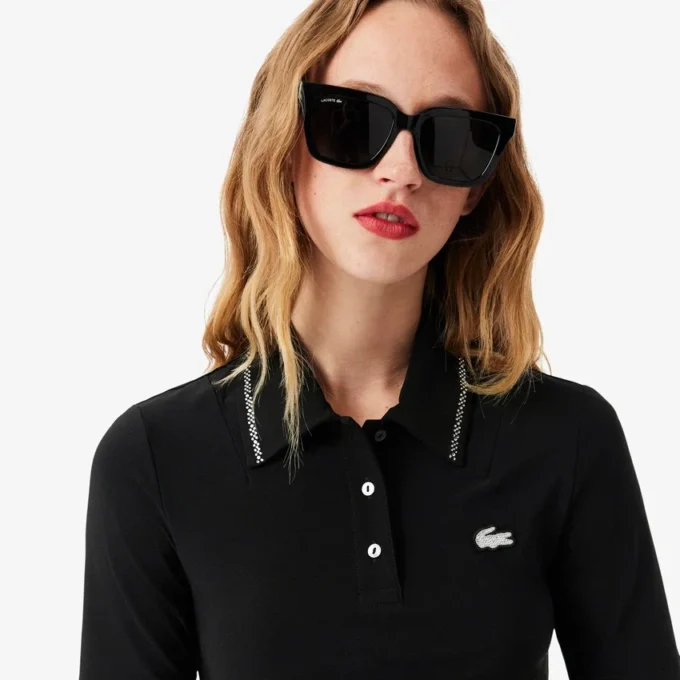Γυναικείο Polo Μπλούζα L.12.D Slim Fit Diamanta Pop Γυναικείο Polo Μπλούζα L.12.D Slim Fit Diamanta Pop