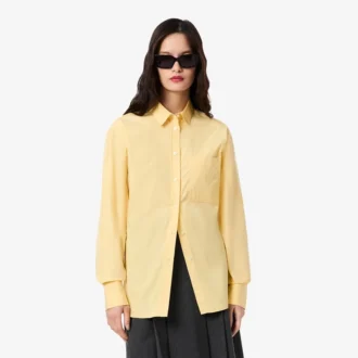 Γυναικείο πουκάμισο oversized από βαμβάκι με κουμπιά Γυναικείο πουκάμισο oversized από βαμβάκι με κουμπιά