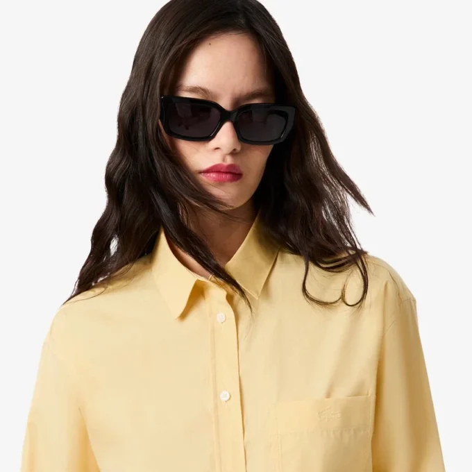 Γυναικείο πουκάμισο oversized από βαμβάκι με κουμπιά Γυναικείο πουκάμισο oversized από βαμβάκι με κουμπιά