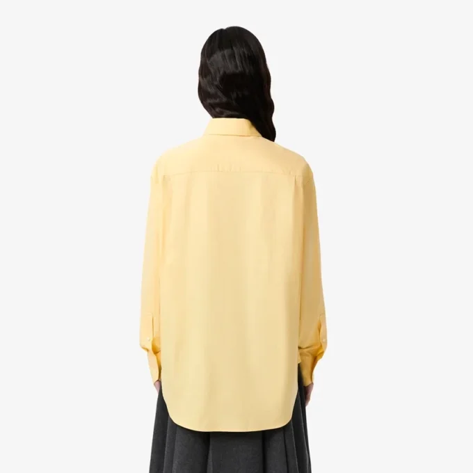 Γυναικείο πουκάμισο oversized από βαμβάκι με κουμπιά Γυναικείο πουκάμισο oversized από βαμβάκι με κουμπιά