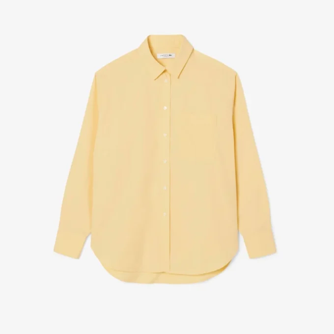 Γυναικείο πουκάμισο oversized από βαμβάκι με κουμπιά Γυναικείο πουκάμισο oversized από βαμβάκι με κουμπιά