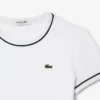 Γυναικείο T-shirt από jersey με διακοσμητικές λεπτομέρειες σε αντίθεση