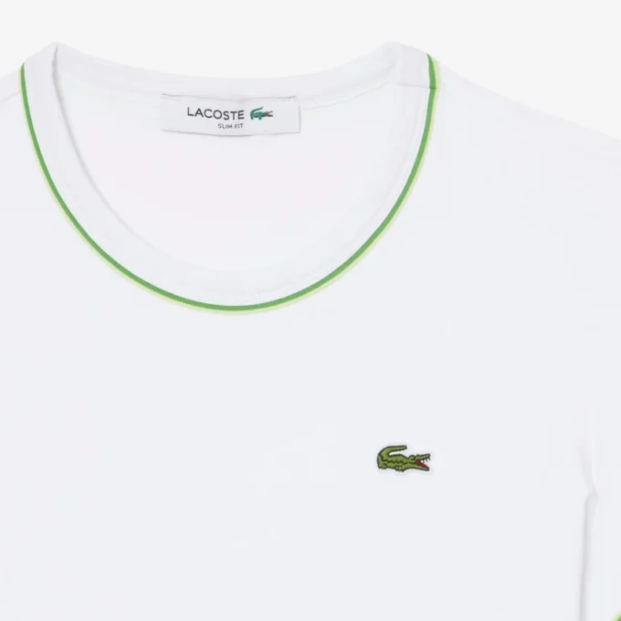 Γυναικείο T-shirt από jersey με λεπτομέρειες σε αντίθεση Γυναικείο T-shirt από jersey με λεπτομέρειες σε αντίθεση
