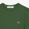 Γυναικείο T-shirt από βαμβάκι με ραβδώσεις και στενή εφαρμογή Γυναικείο T-shirt από βαμβάκι με ραβδώσεις και στενή εφαρμογή