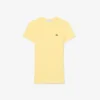 Γυναικείο T-shirt από βαμβάκι με ραβδώσεις και στενή γραμμή Γυναικείο T-shirt από βαμβάκι με ραβδώσεις και στενή γραμμή