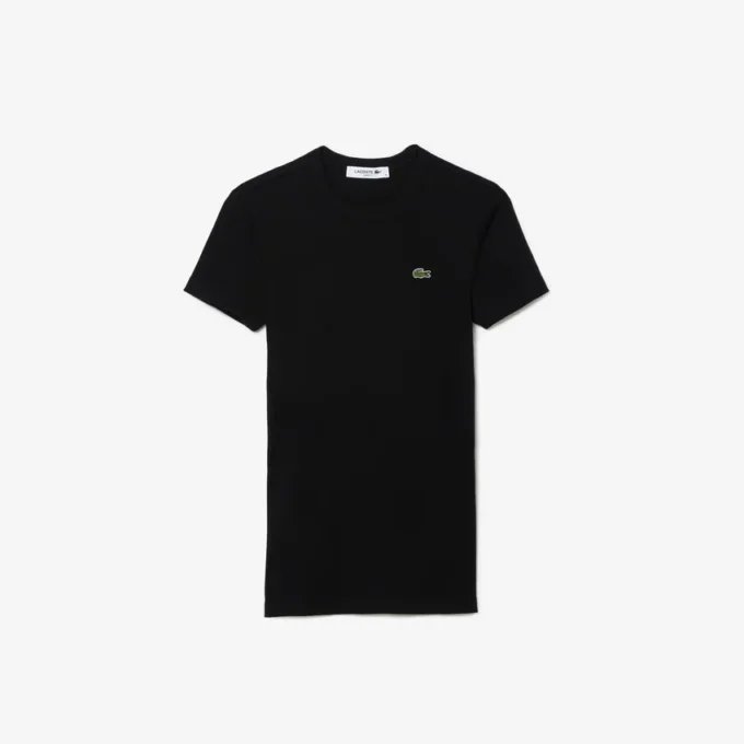 Γυναικείο T-shirt από βαμβάκι με ραβδώσεις και στενή γραμμή Γυναικείο T-shirt από βαμβάκι με ραβδώσεις και στενή γραμμή