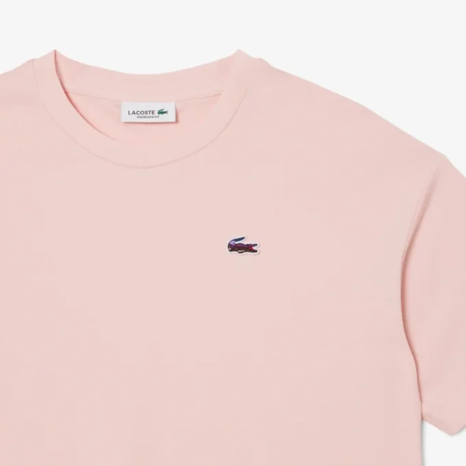 Γυναικείο T-shirt με χαλαρή εφαρμογή και σχέδιο κροκοδείλου Γυναικείο T-shirt με χαλαρή εφαρμογή και σχέδιο κροκοδείλου