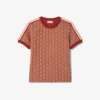 Γυναικείο T-shirt με στενή εφαρμογή και μονόγραμμα Γυναικείο T-shirt με στενή εφαρμογή και μονόγραμμα