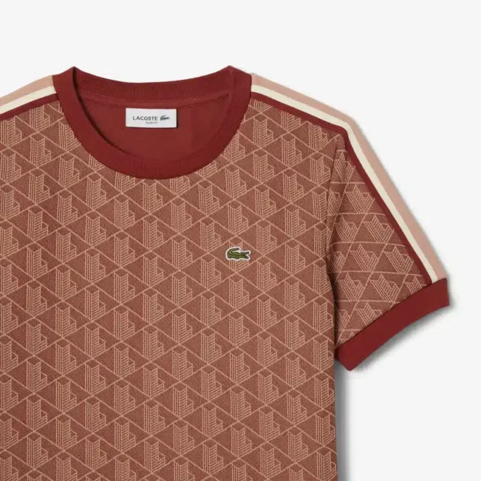 Γυναικείο T-shirt με στενή εφαρμογή και μονόγραμμα Γυναικείο T-shirt με στενή εφαρμογή και μονόγραμμα