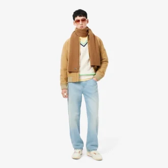 Κασκόλ από μαλλί με ραβδώσεις, Unisex Κασκόλ από μαλλί με ραβδώσεις, Unisex