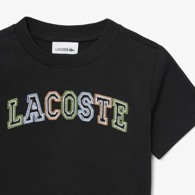 Κεντημένο βαμβακερό T-shirt Κεντημένο βαμβακερό T-shirt