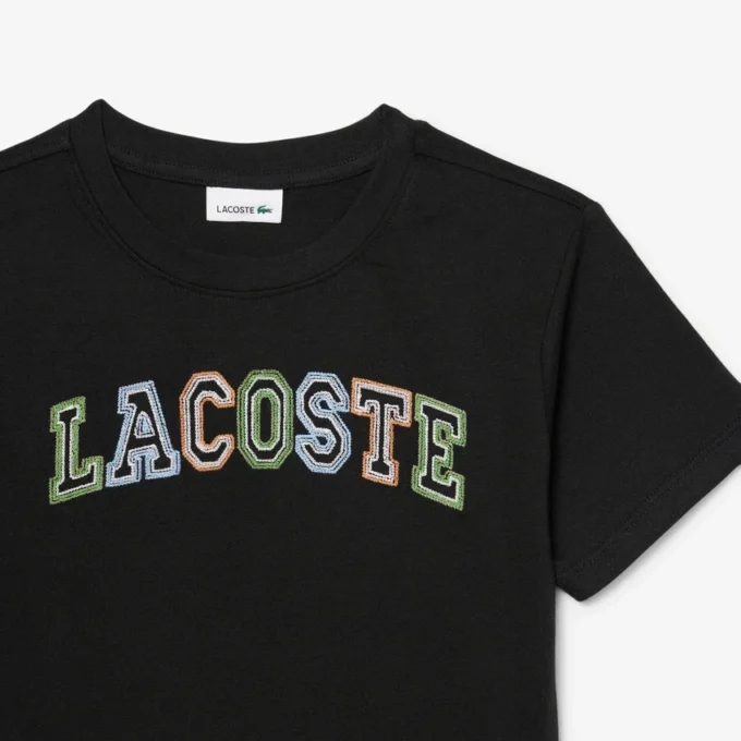 Κεντημένο βαμβακερό T-shirt Κεντημένο βαμβακερό T-shirt