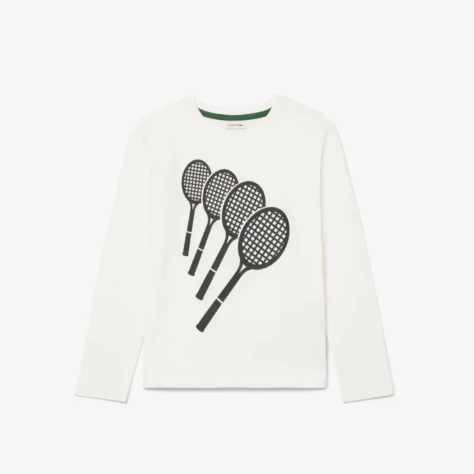 Μακρυμάνικο βαμβακερό T-shirt Μακρυμάνικο βαμβακερό T-shirt