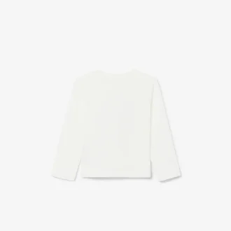 Μακρυμάνικο βαμβακερό T-shirt Μακρυμάνικο βαμβακερό T-shirt