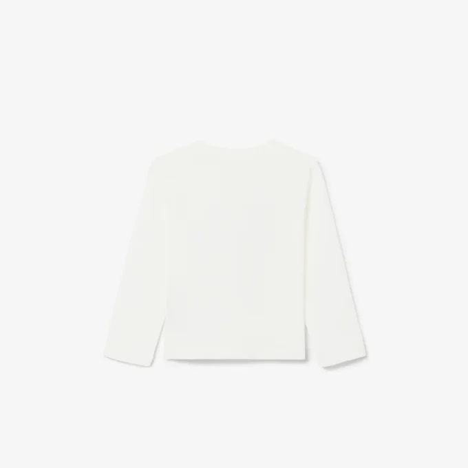 Μακρυμάνικο βαμβακερό T-shirt Μακρυμάνικο βαμβακερό T-shirt