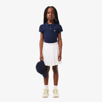 Παιδική Polo Μπλούζα Mini Piqua με κυματιστό γιακά