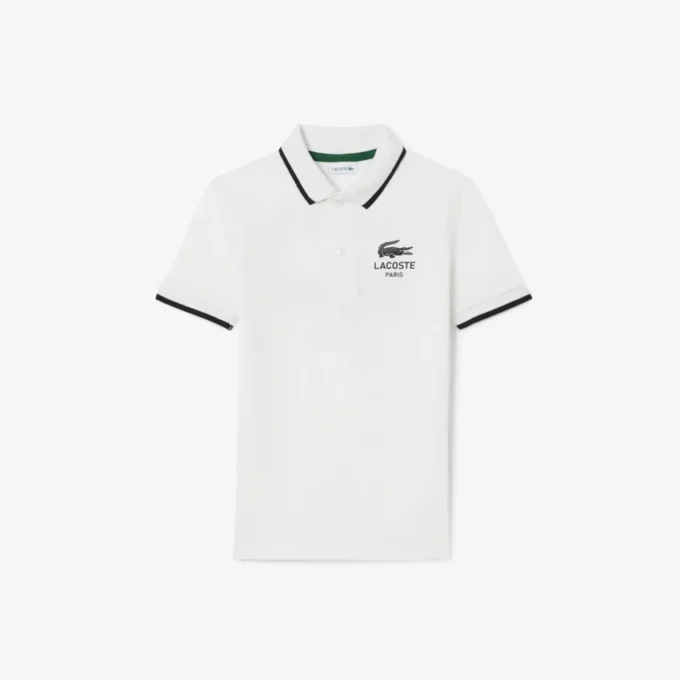 Παιδική Polo Μπλούζα Petit Piqua με ριγέ γιακά Παιδική Polo Μπλούζα Petit Piqua με ριγέ γιακά