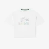 Παιδικό φαρδύ βαμβακερό T-shirt με τύπωμα Παιδικό φαρδύ βαμβακερό T-shirt με τύπωμα