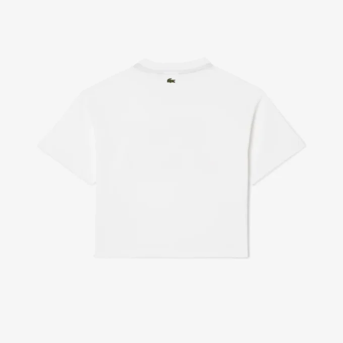Παιδικό φαρδύ βαμβακερό T-shirt με τύπωμα Παιδικό φαρδύ βαμβακερό T-shirt με τύπωμα