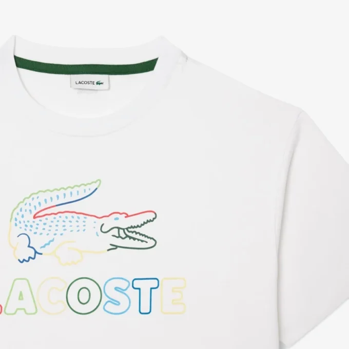 Παιδικό φαρδύ βαμβακερό T-shirt με τύπωμα Παιδικό φαρδύ βαμβακερό T-shirt με τύπωμα