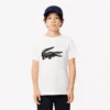 Παιδικό Oversized τεχνικό βαμβακερό T-shirt Τένις Παιδικό Oversized τεχνικό βαμβακερό T-shirt Τένις