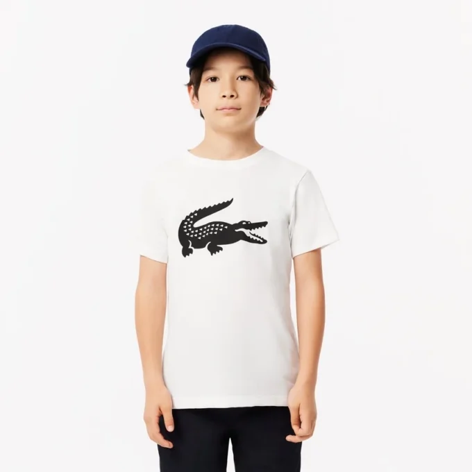 Παιδικό Oversized τεχνικό βαμβακερό T-shirt Τένις Παιδικό Oversized τεχνικό βαμβακερό T-shirt Τένις