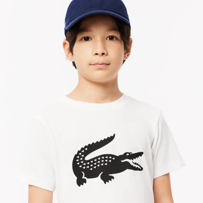 Παιδικό Oversized τεχνικό βαμβακερό T-shirt Τένις Παιδικό Oversized τεχνικό βαμβακερό T-shirt Τένις